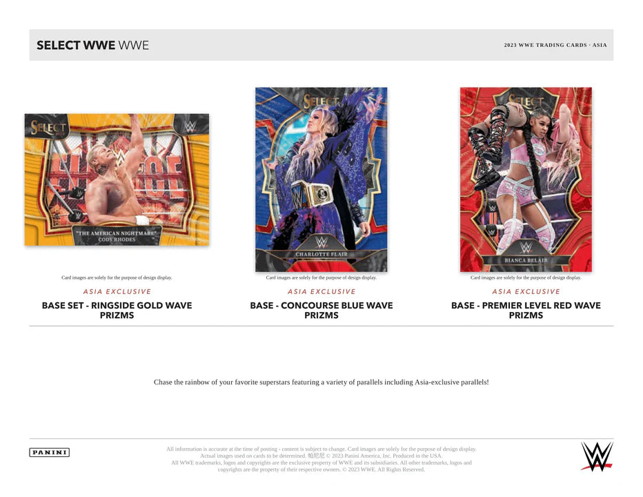 Panini Select WWE Tmall Hobby Box 2023