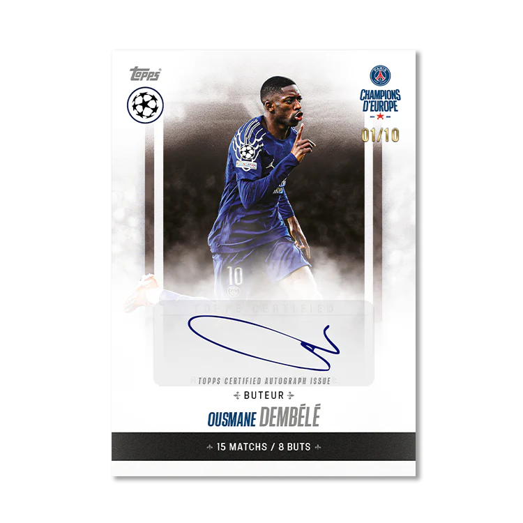 Topps Paris Saint-Germain: Champions d'Europe 2025