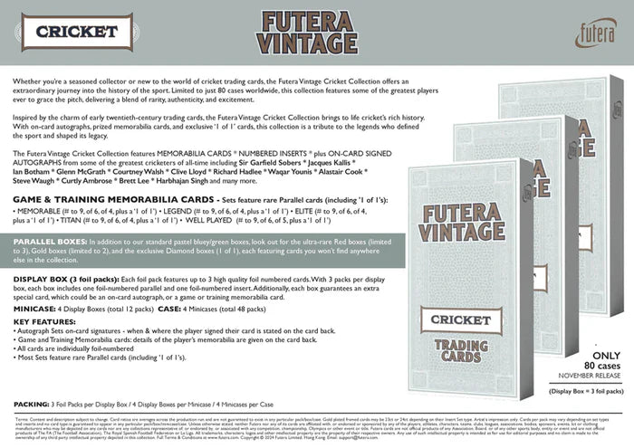 Futera Vintage Cricket 2024