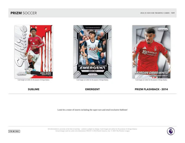 Panini Prizm Premier League EPL Soccer 6-Pack Blaster 2024/25