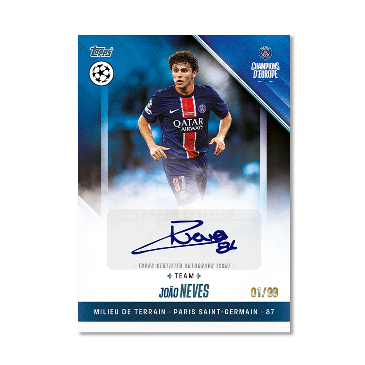 Topps Paris Saint-Germain: Champions d'Europe 2025