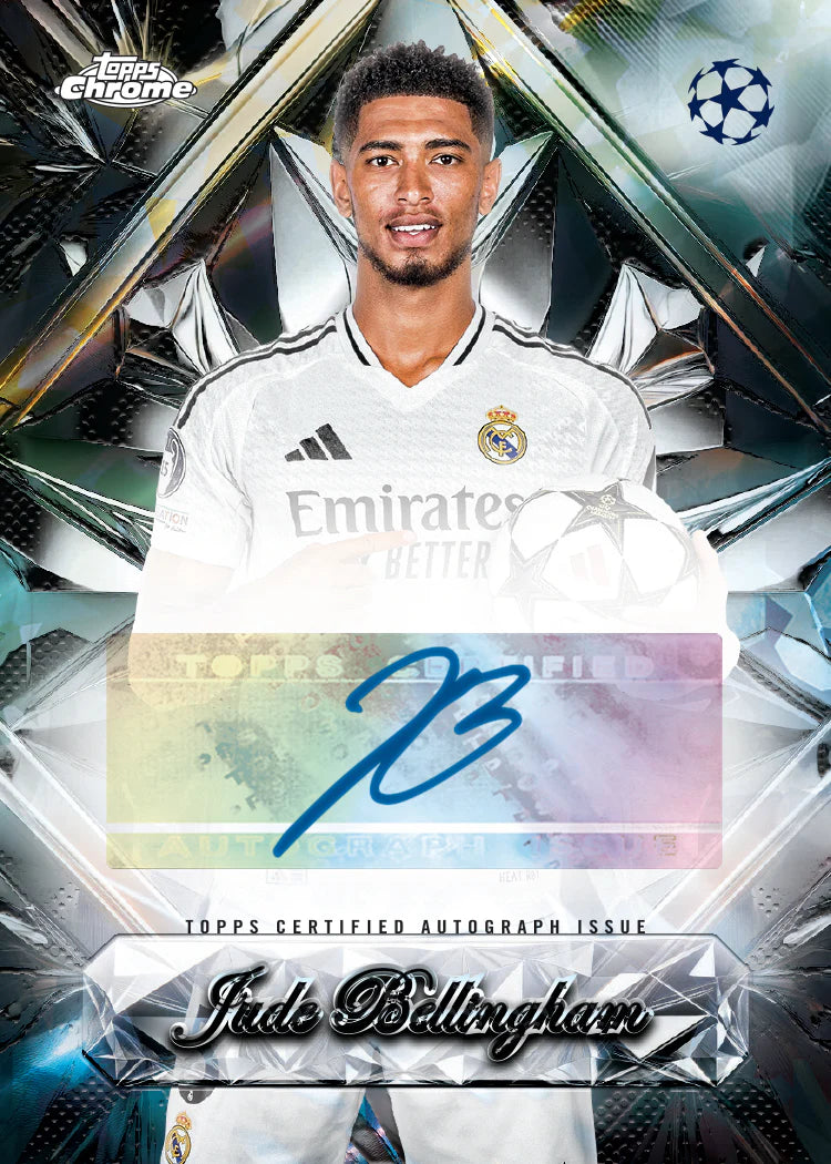 Topps Chrome Sapphire UEFA Club Competitions Hobby Box 2024/25