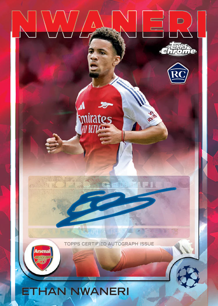 Topps Chrome Sapphire UEFA Club Competitions Hobby Box 2024/25