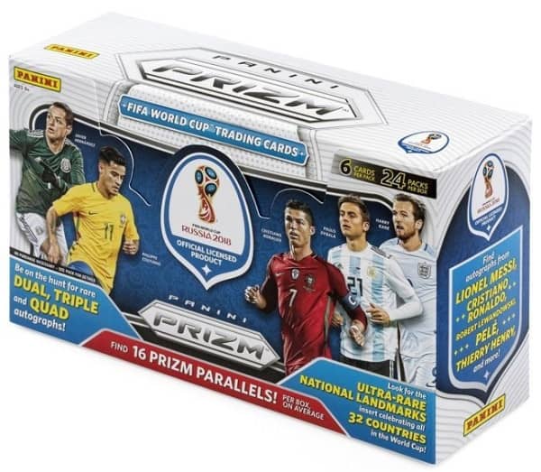Panini Prizm FIFA World Cup Soccer Hobby Box 2018