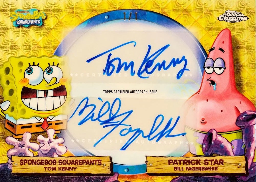 Topps Chrome Spongebob Squarepants 25th Anniversary Blaster Box