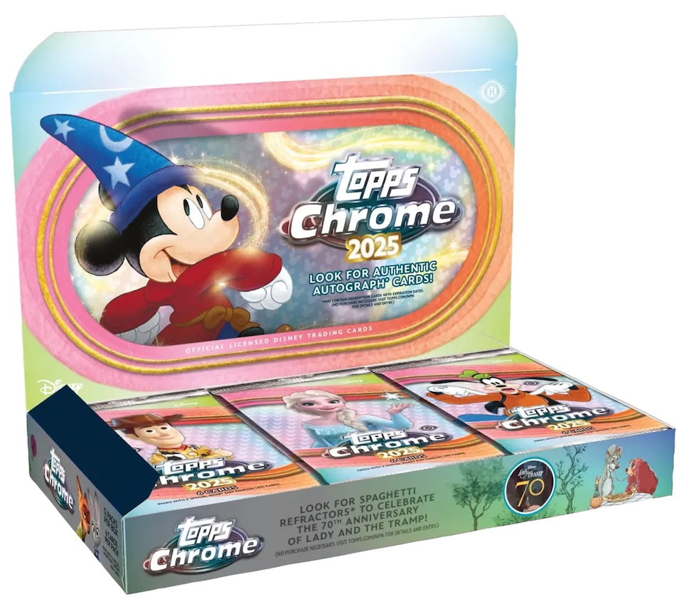 Topps Chrome Disney Hobby Box 2025