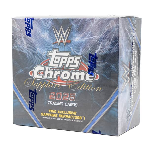 Topps Chrome Sapphire WWE Wrestling Hobby Box 2025
