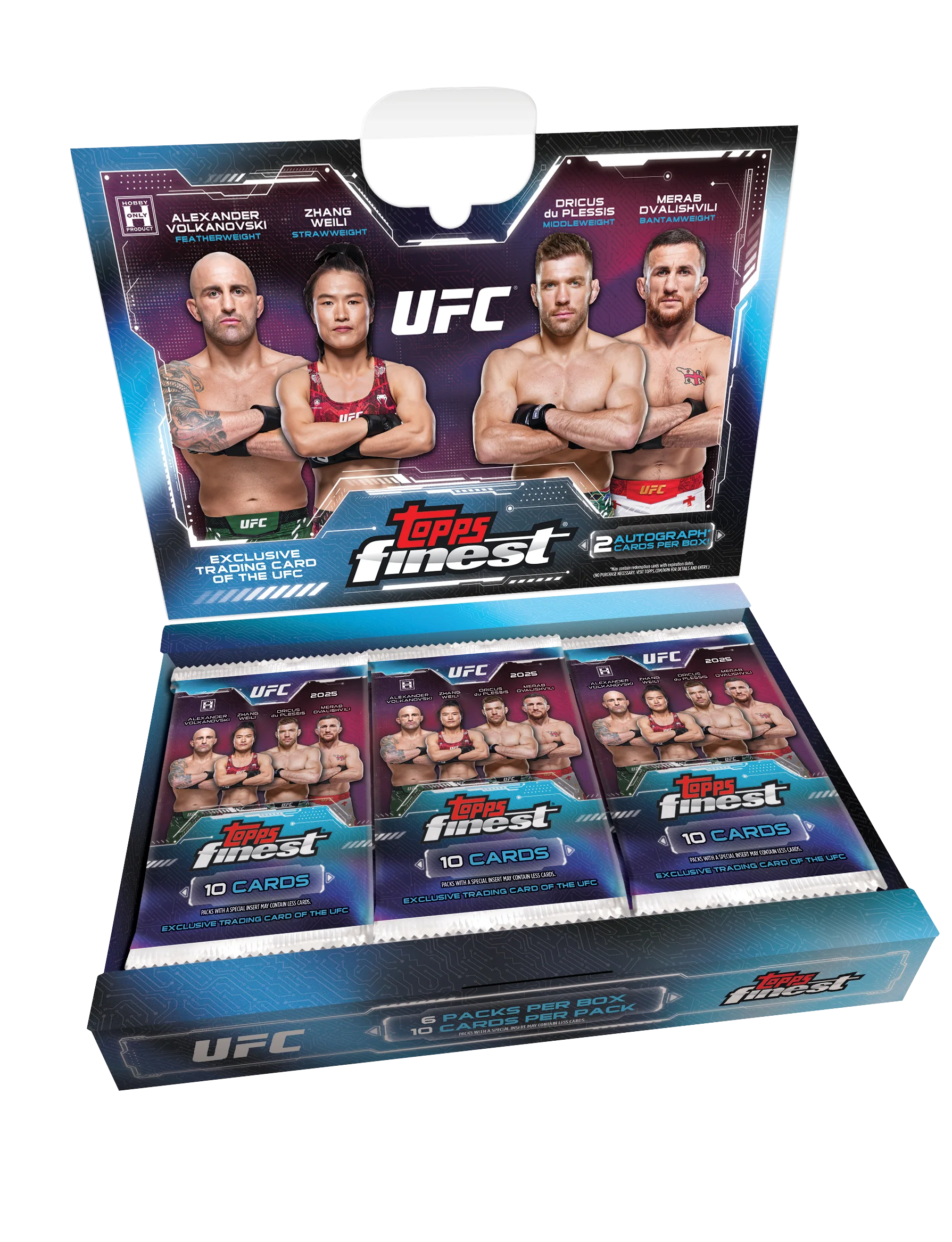 Topps Finest UFC Hobby Box 2025