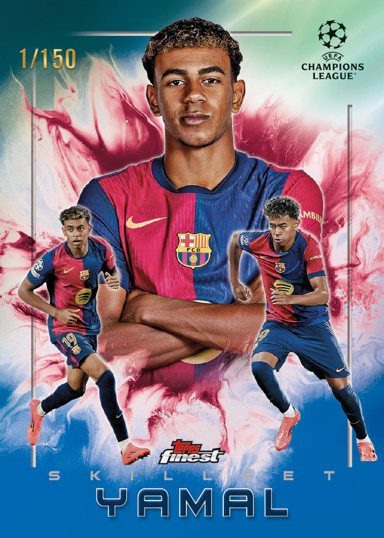 Topps Finest UEFA Club Competitions Hobby Box 2024/25